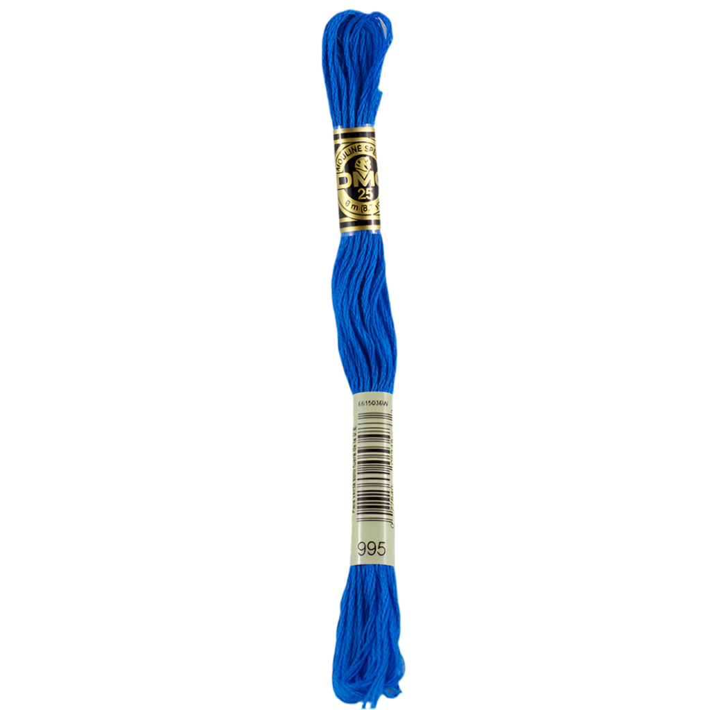 DMC Floss   995 Electric Blue Dark