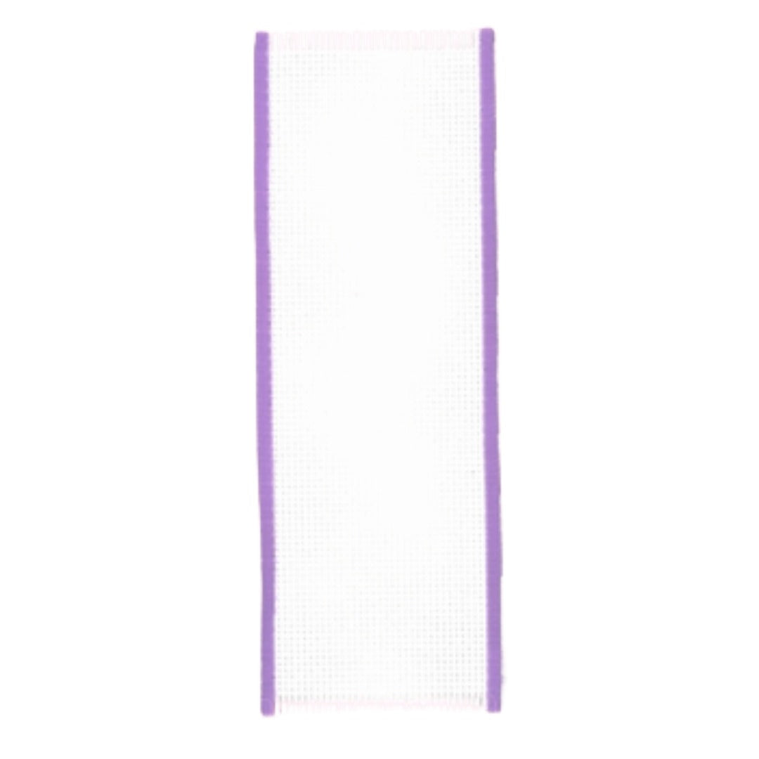 Bookmark 14ct White with Lavender Trim