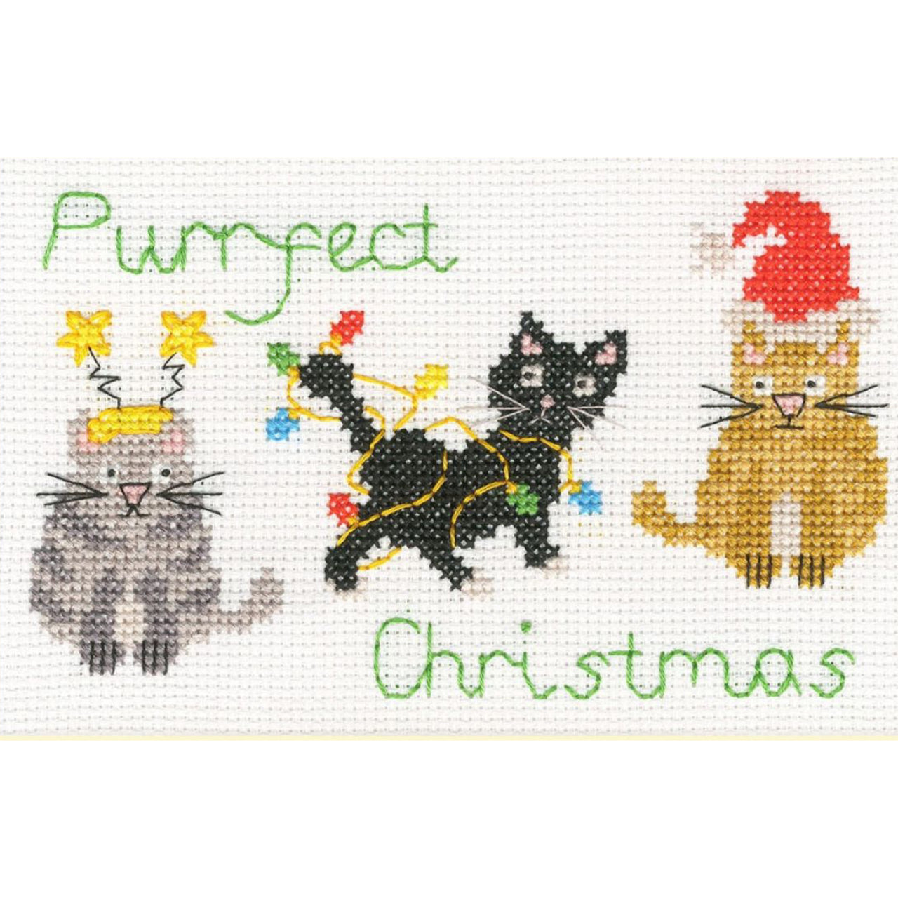 Bothy Threads XMAS91 Purrfect Christmas