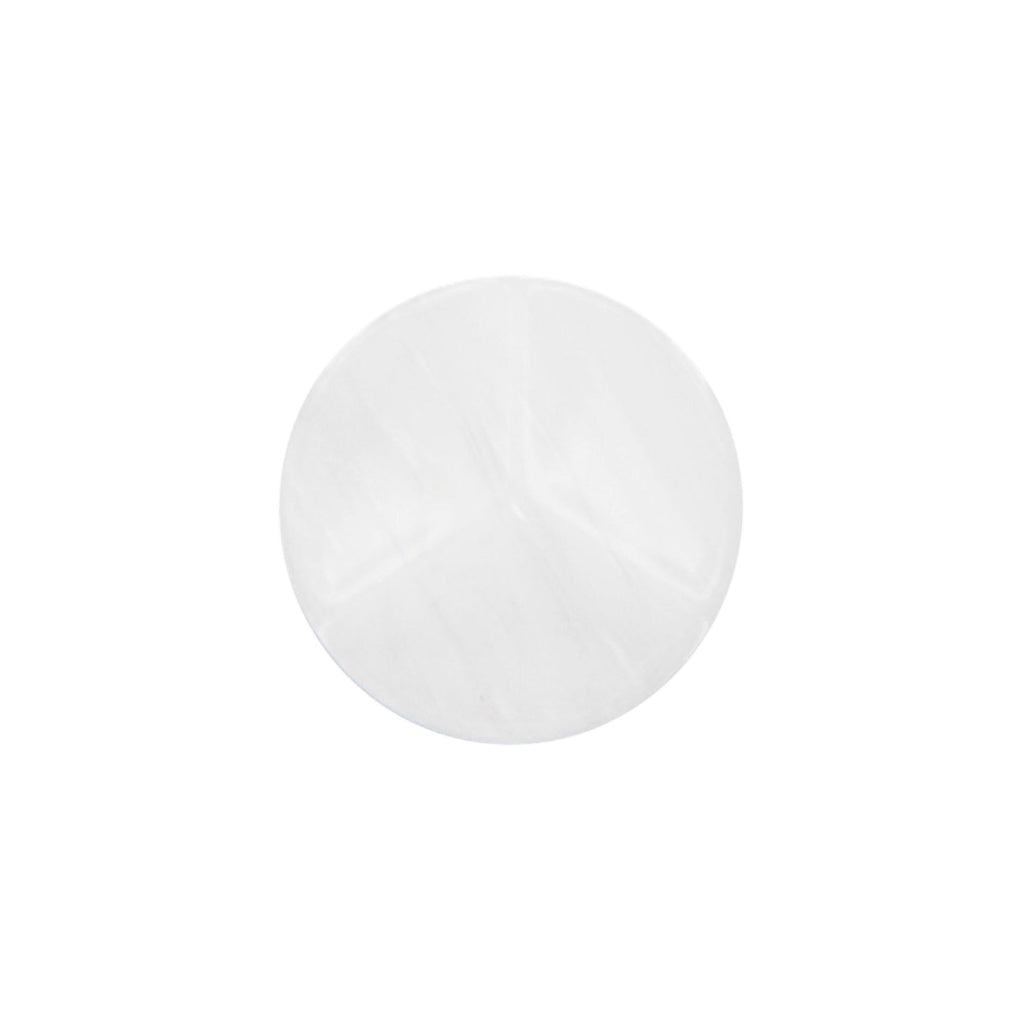 Button 053118D White Marble Shank 15mm