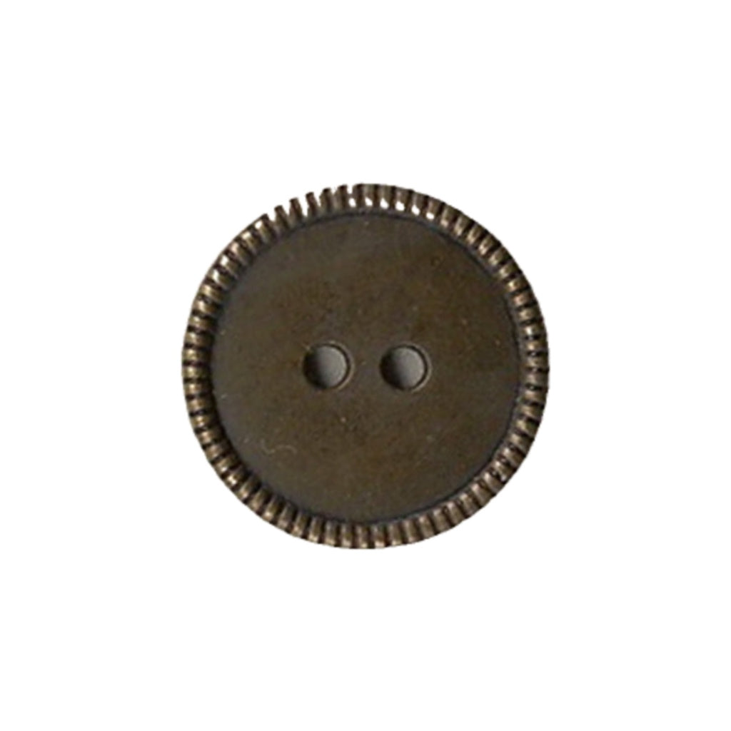 Button 209105 Dark Brass Metal 21mm
