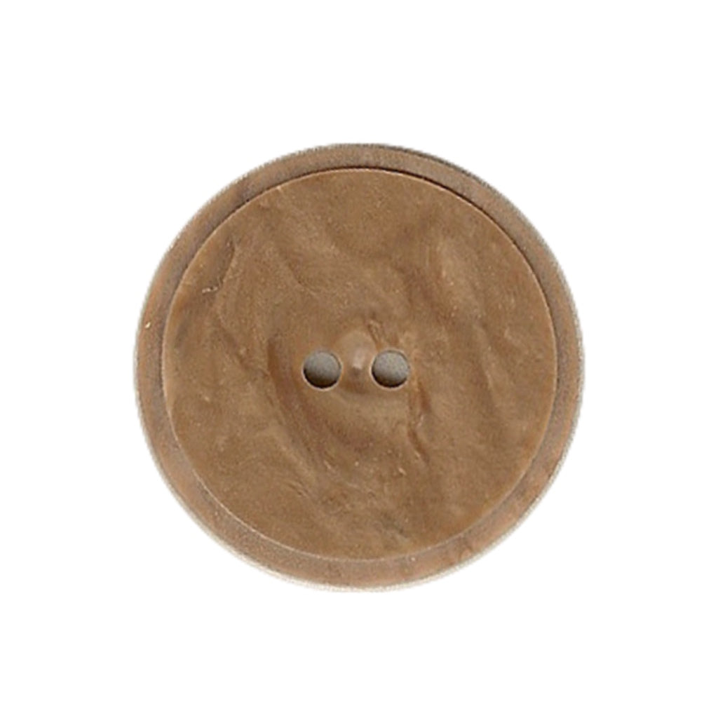 Button 210/54LBRN Plain 2 Holes 23mm