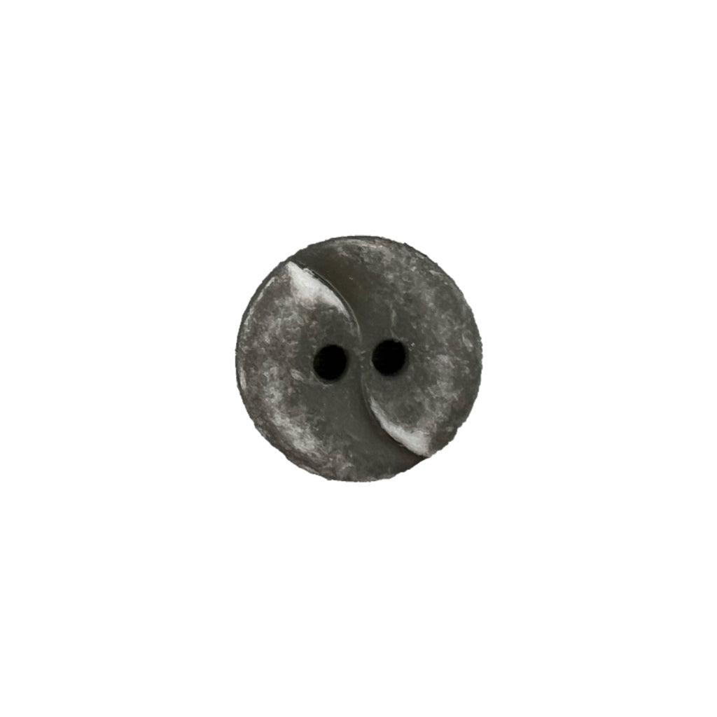 Button 225827 Grey Wave 13mm
