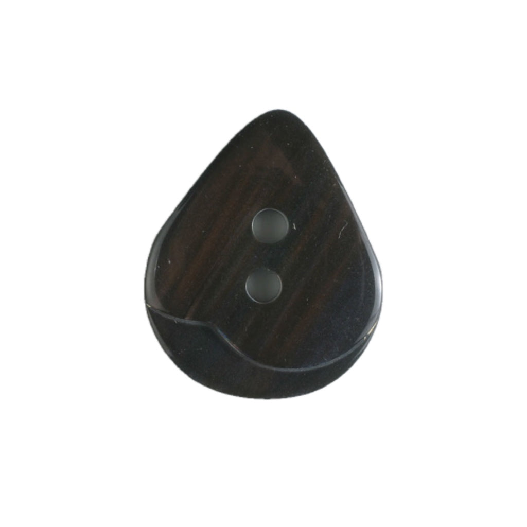 Button 270290 Brown Grey Marl Triangle 20mm