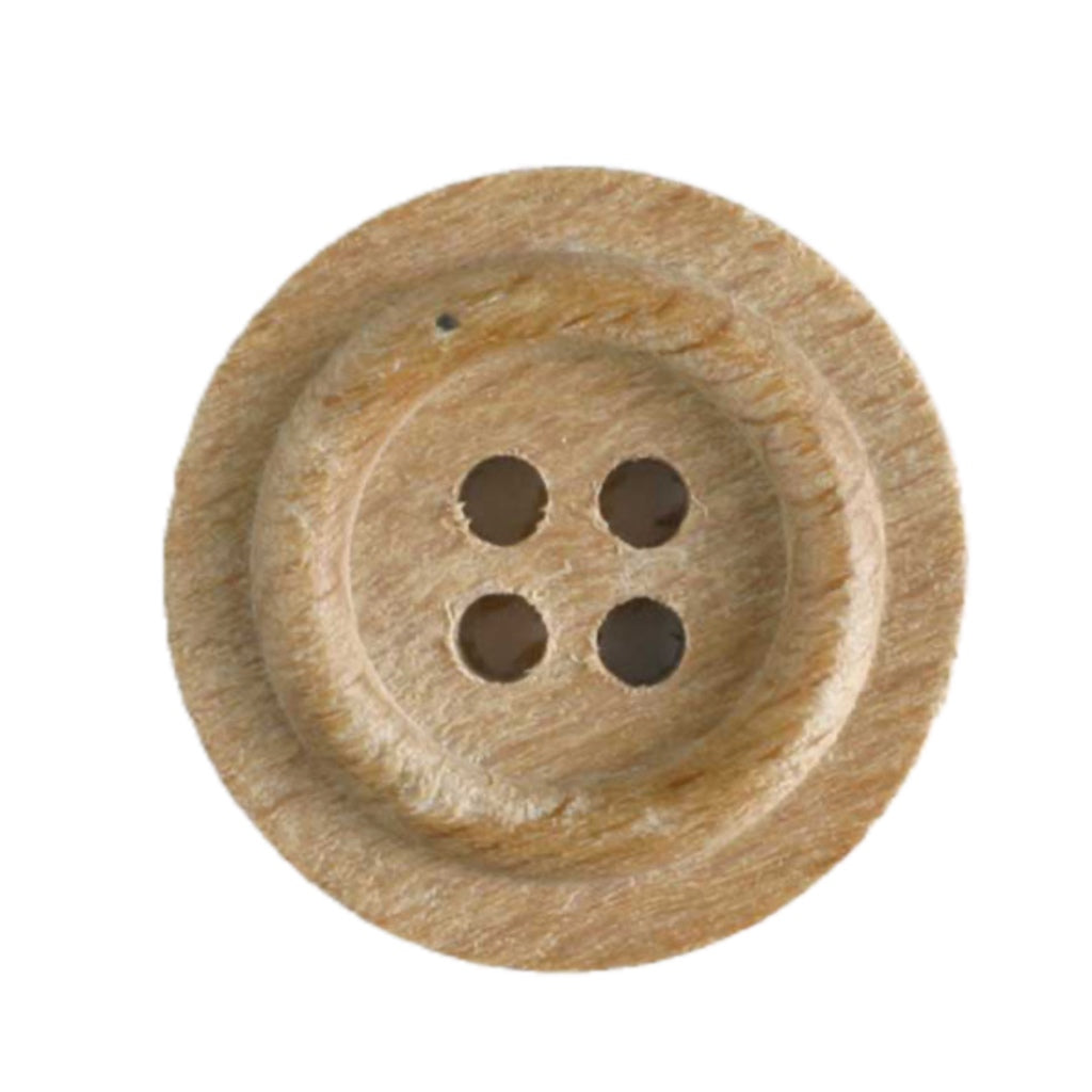Button 270348 Brown Wood 30mm