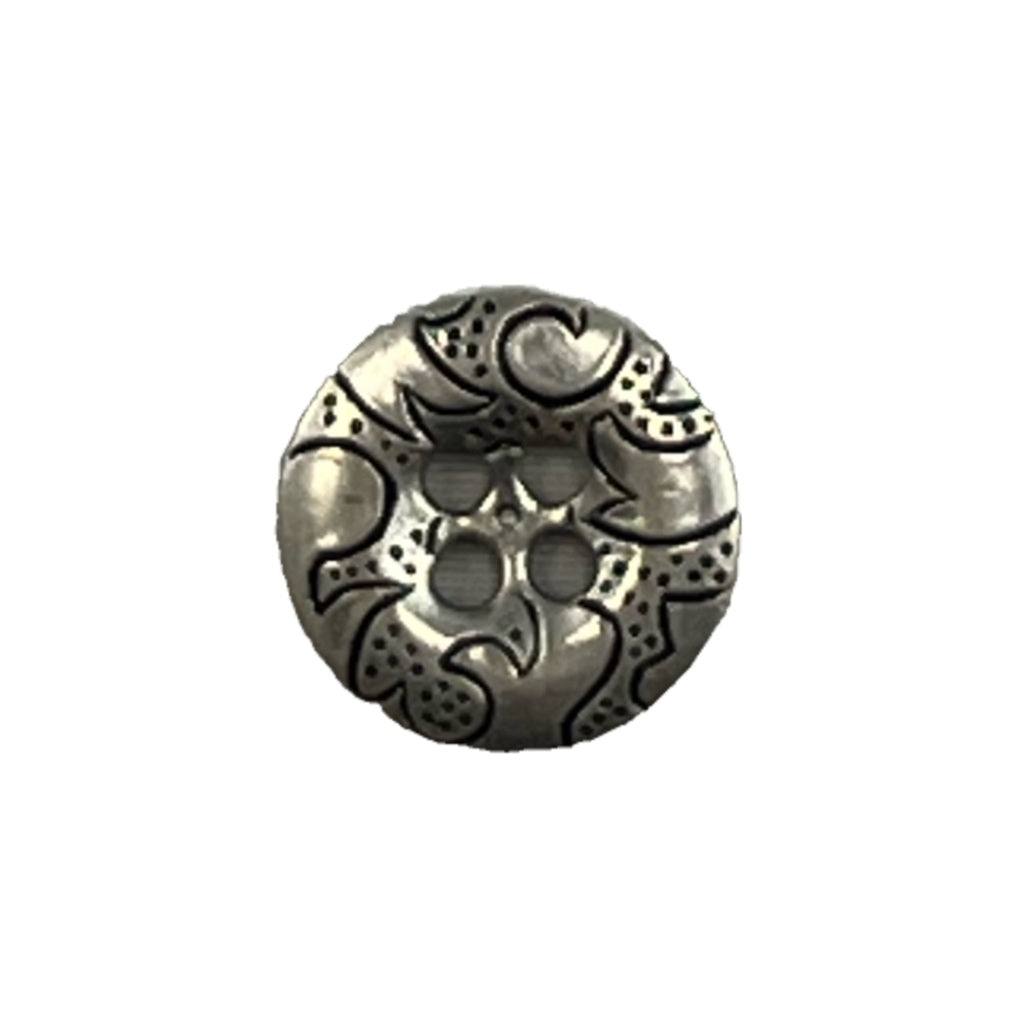Button 27840/150SB Silver 15mm