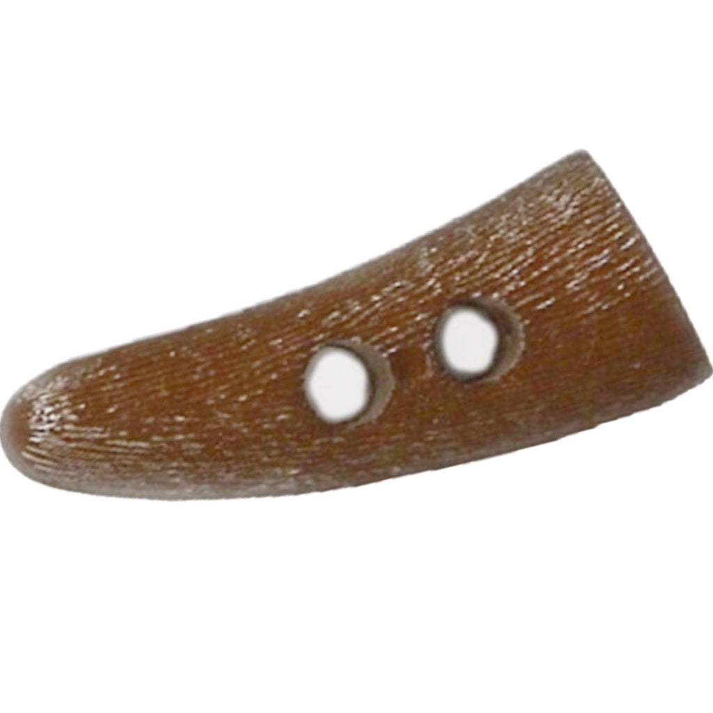 Button 292366 Horn Golden Brown 50mm