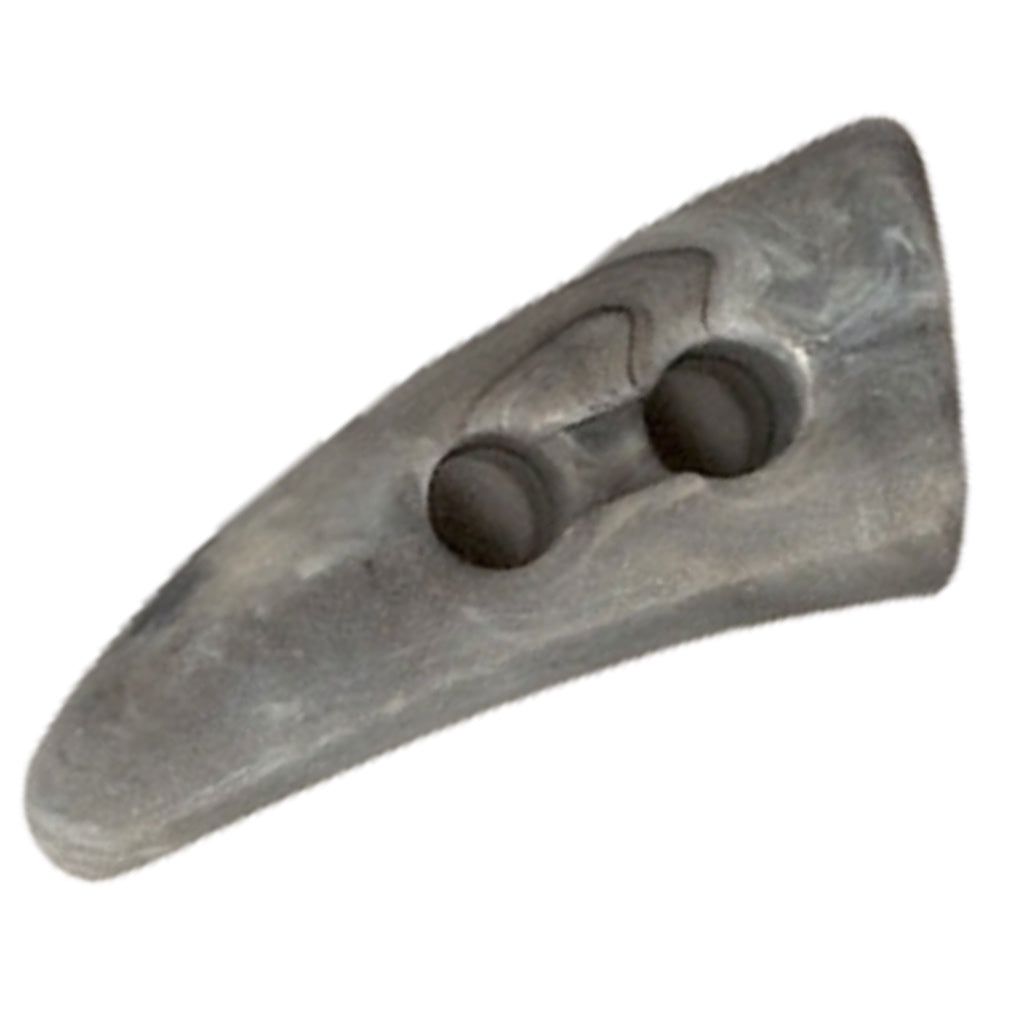 Button 292383 Horn Grey Toggle 40mm x 12mm