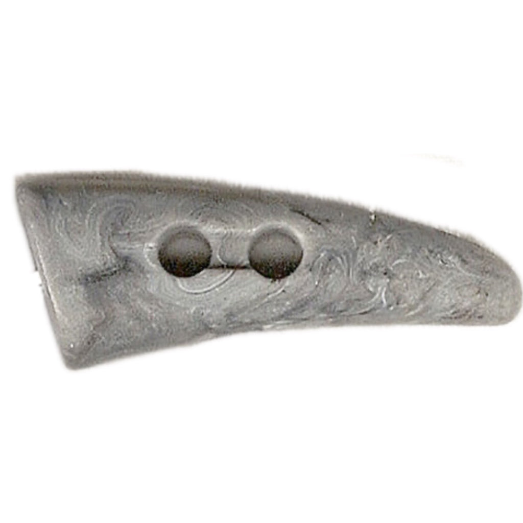 Button 292384 Horn Grey Marled 44mm