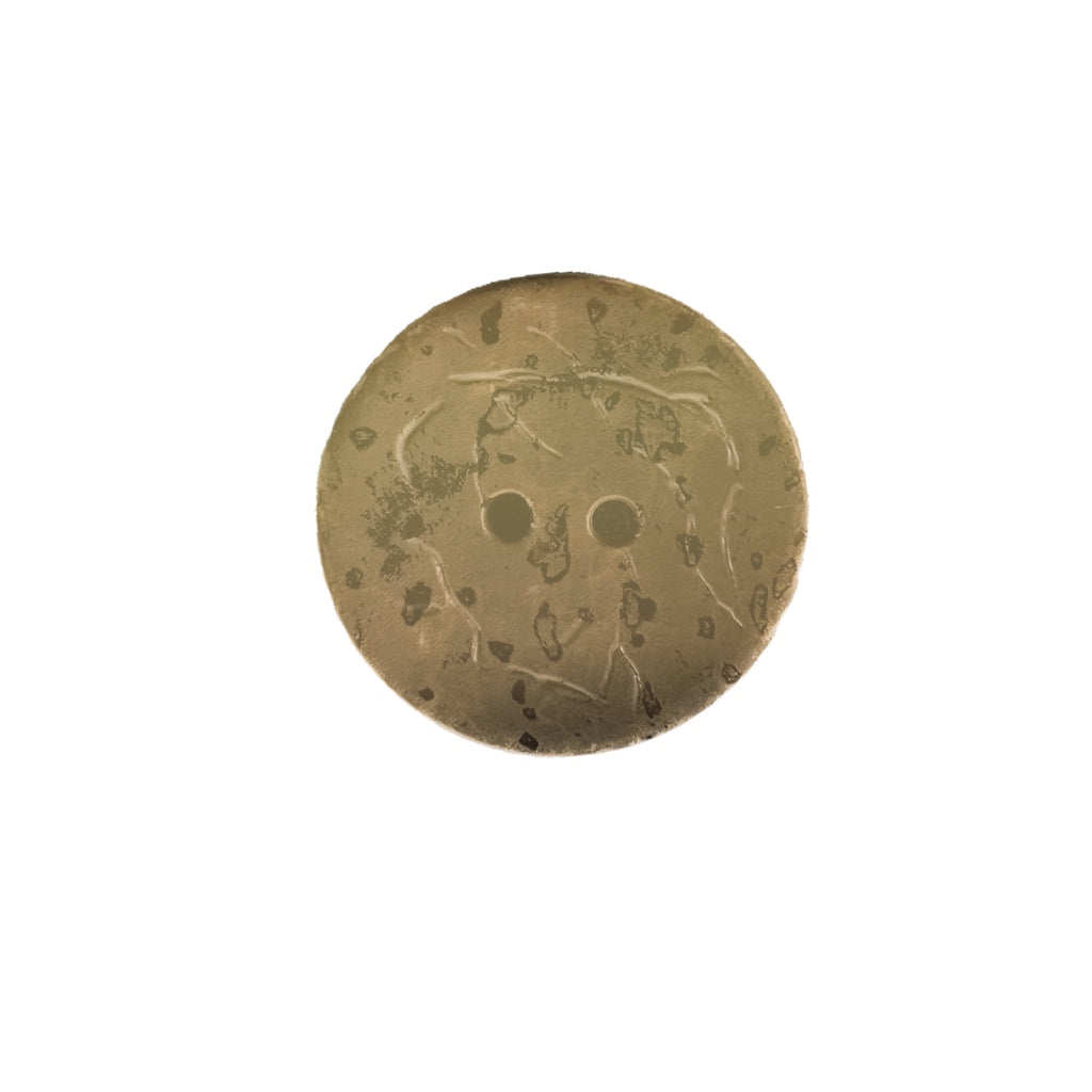Button 310947 Brown Speckled 20mm