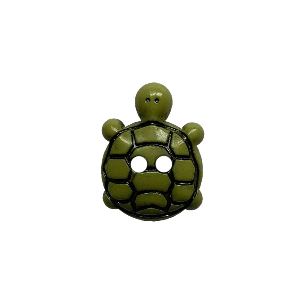 Button 311128 Turtle Green 18mm