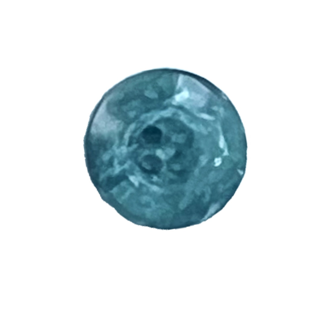 Button 313802 Light Blue Round 18mm