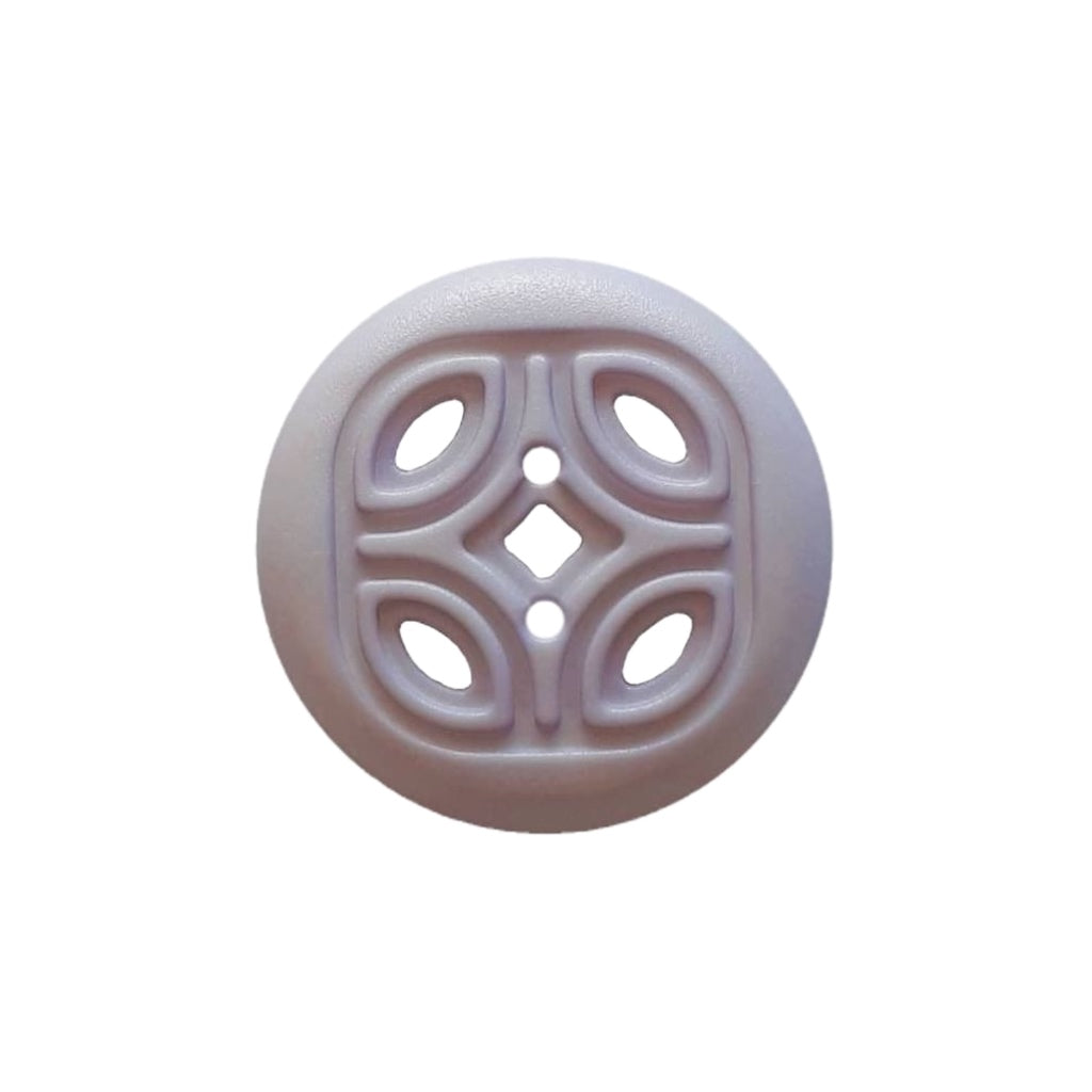 Button 314817 Open Ornament Blue 20mm