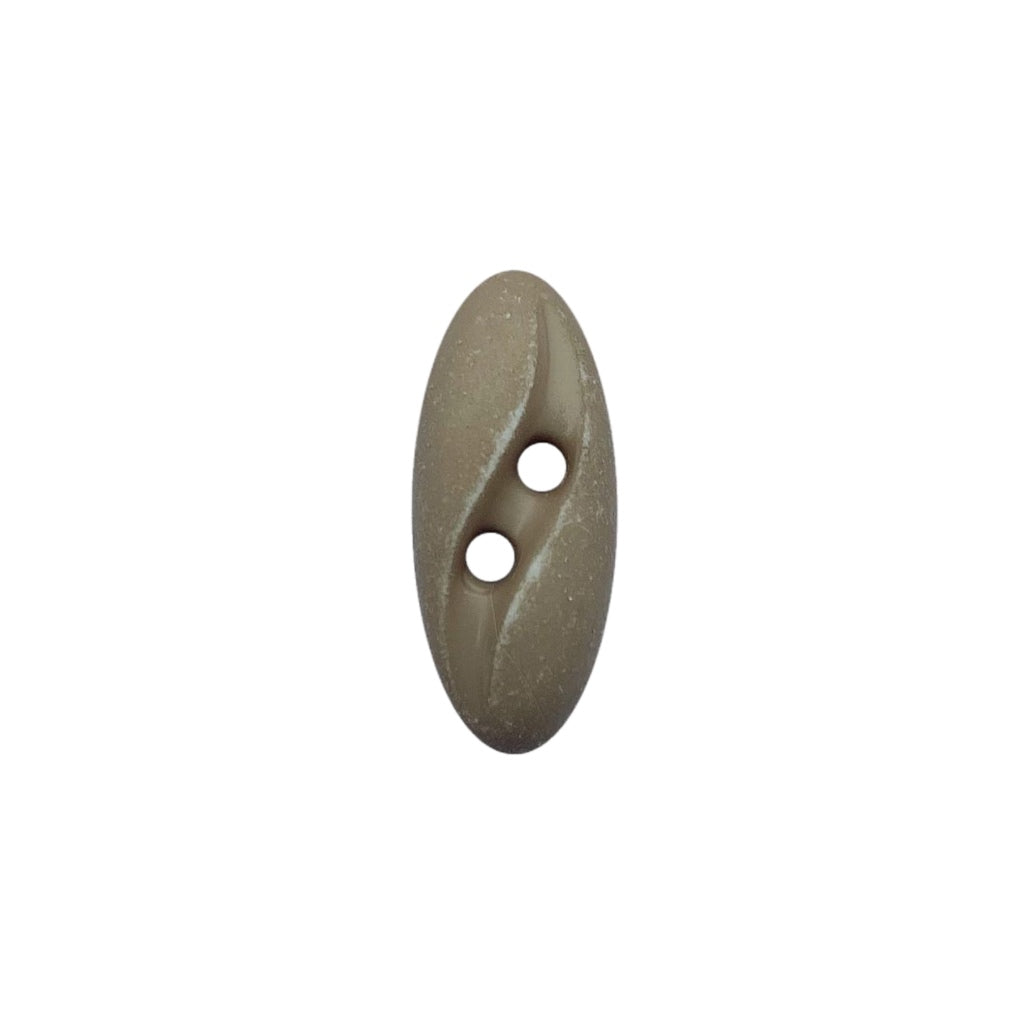 Button 318801 Oval Beige 20mm
