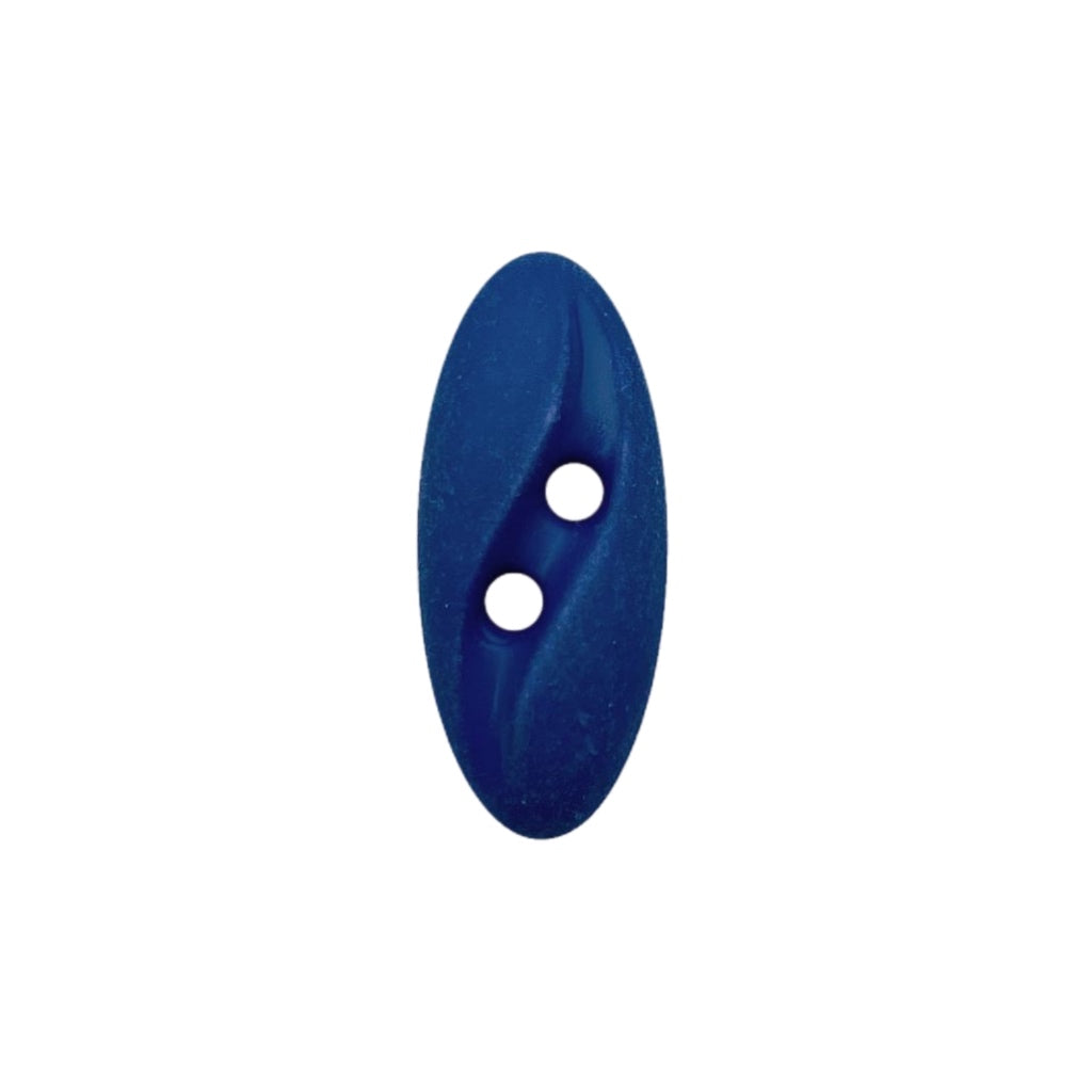 Button 318803 Oval Blue 20mm