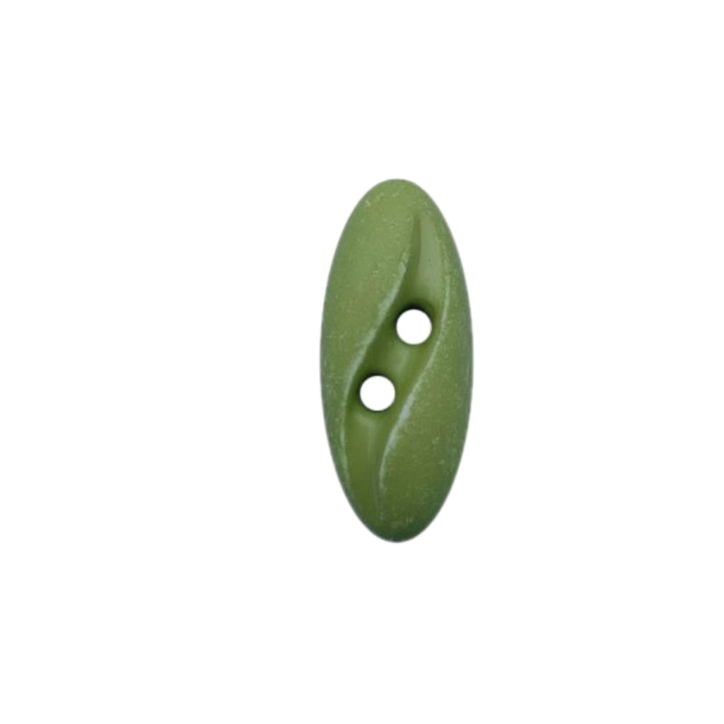 Button 318806 Oval Light Green 20mm