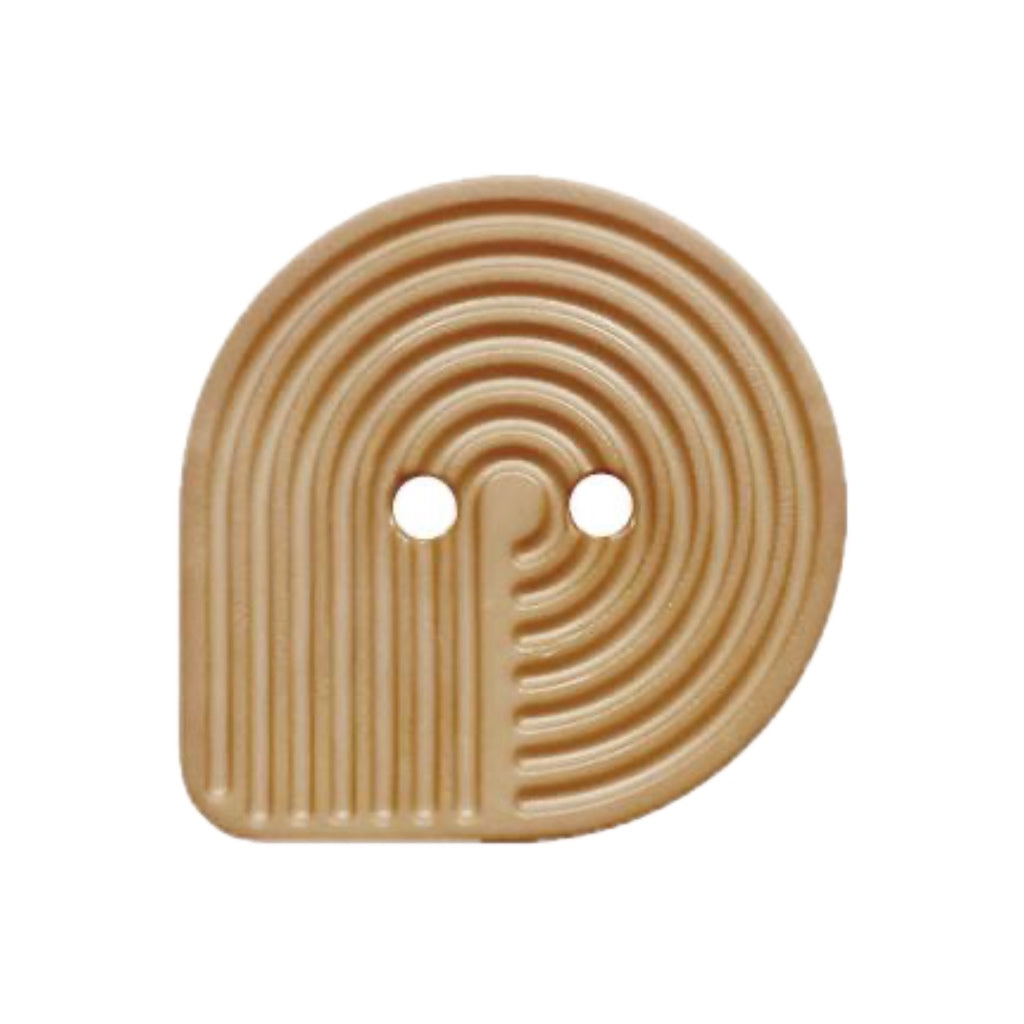 Button 342008 Beige Teardrop 25mm
