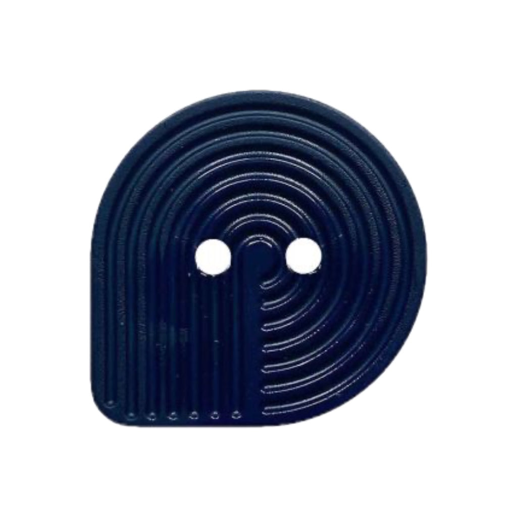 Button 342011 Navy Teardrop 25mm