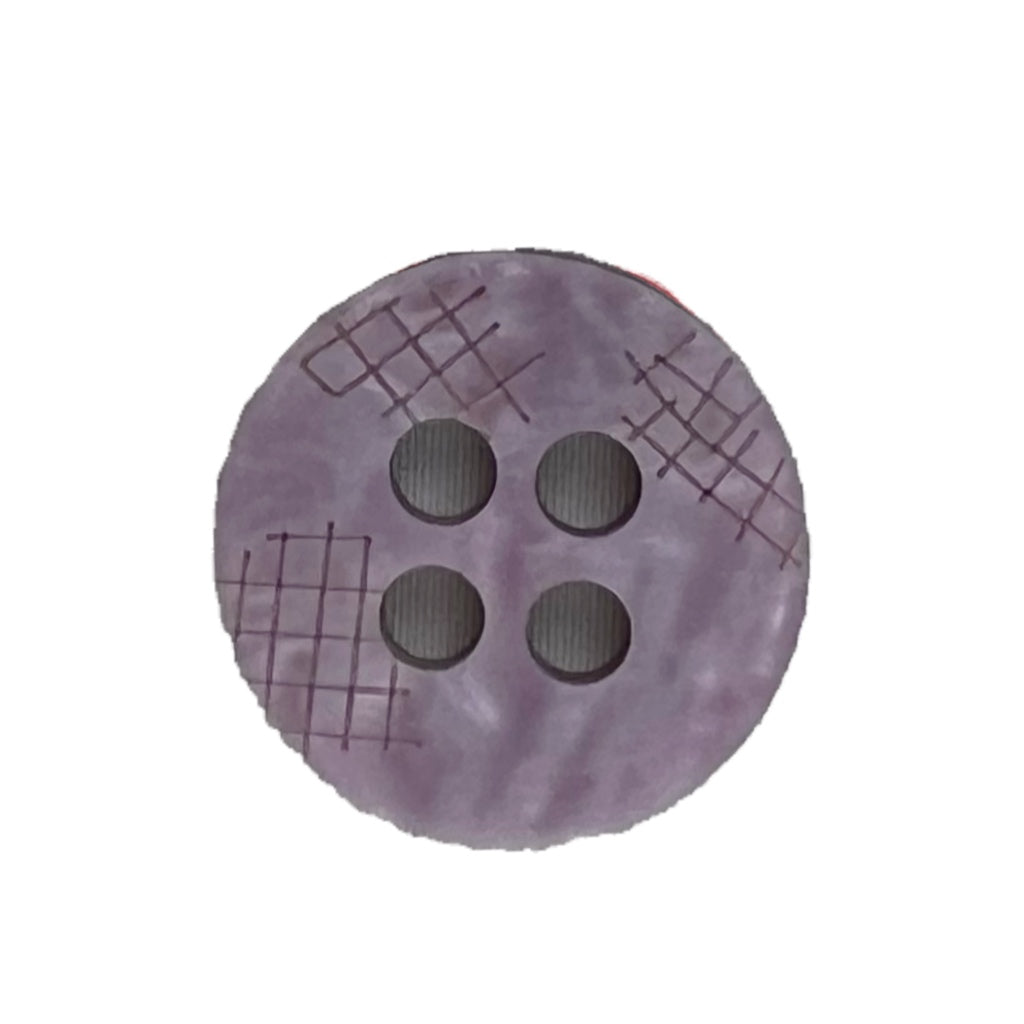 Button 344002 Purple 4-holes  23mm
