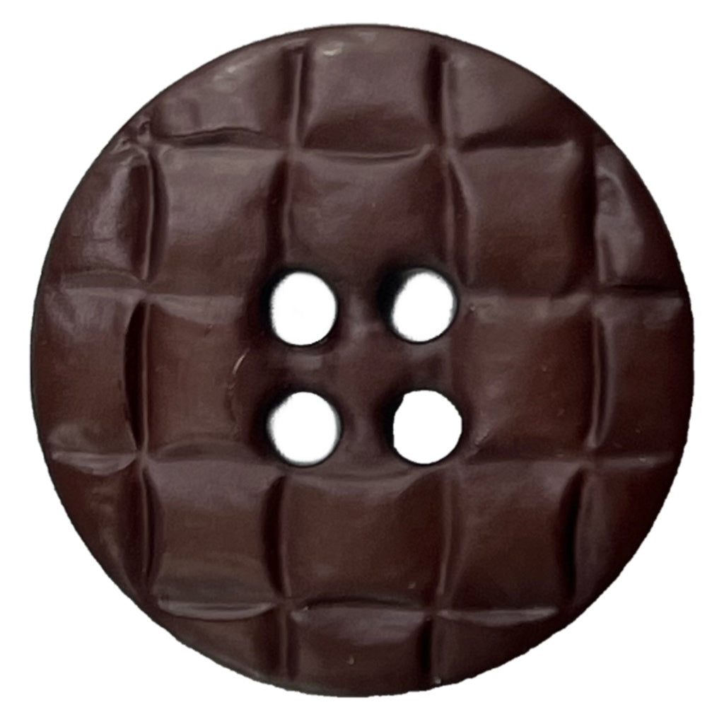 Button 370443 Leather Imitation Brown 45mm