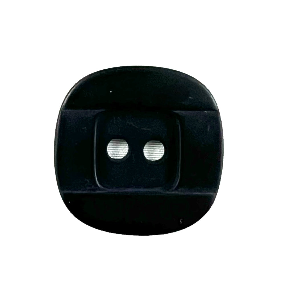Button 370531 Black Square 23mm