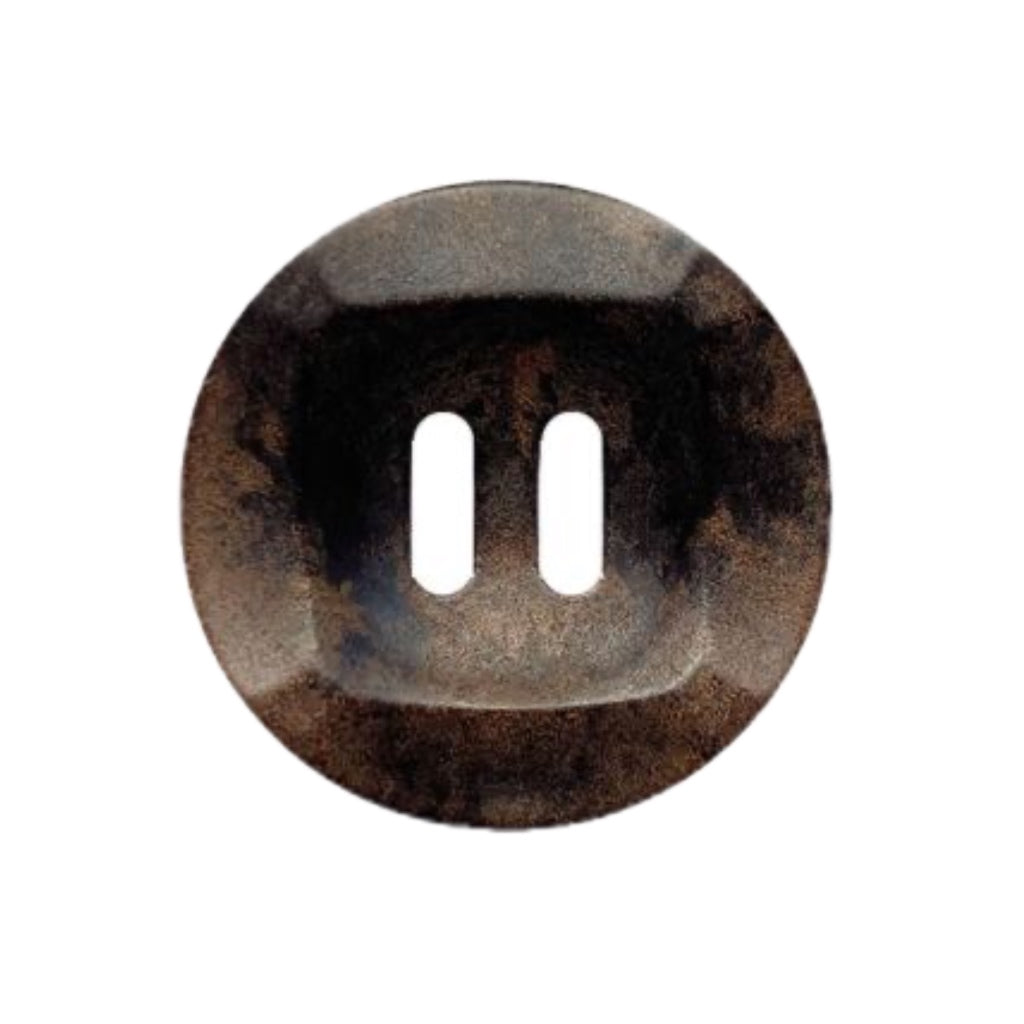 Button 370929 Wood Brown 25mm