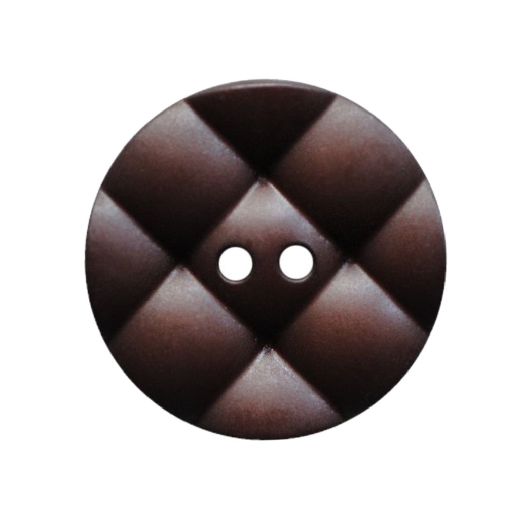 Button 377815 Brown Pillow 28mm
