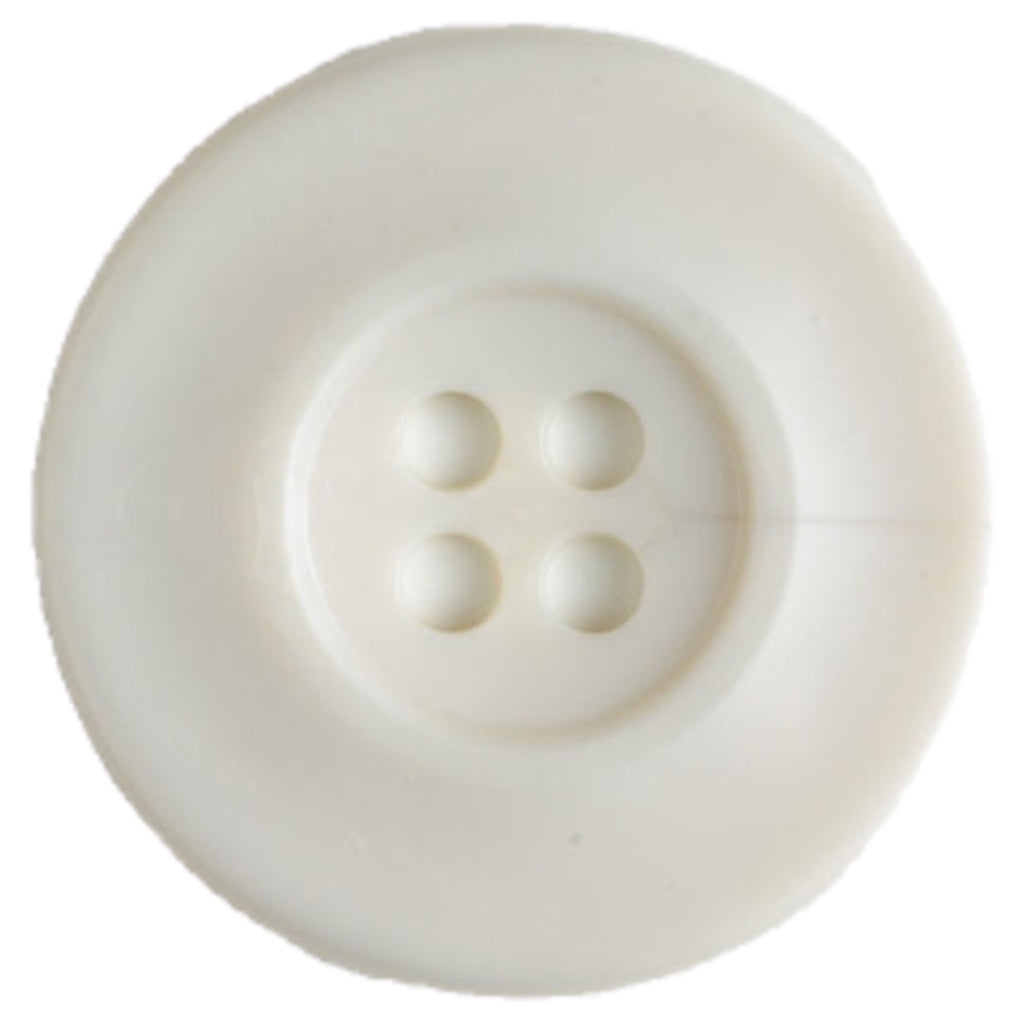 Button 390263 White 4-Hole 45mm