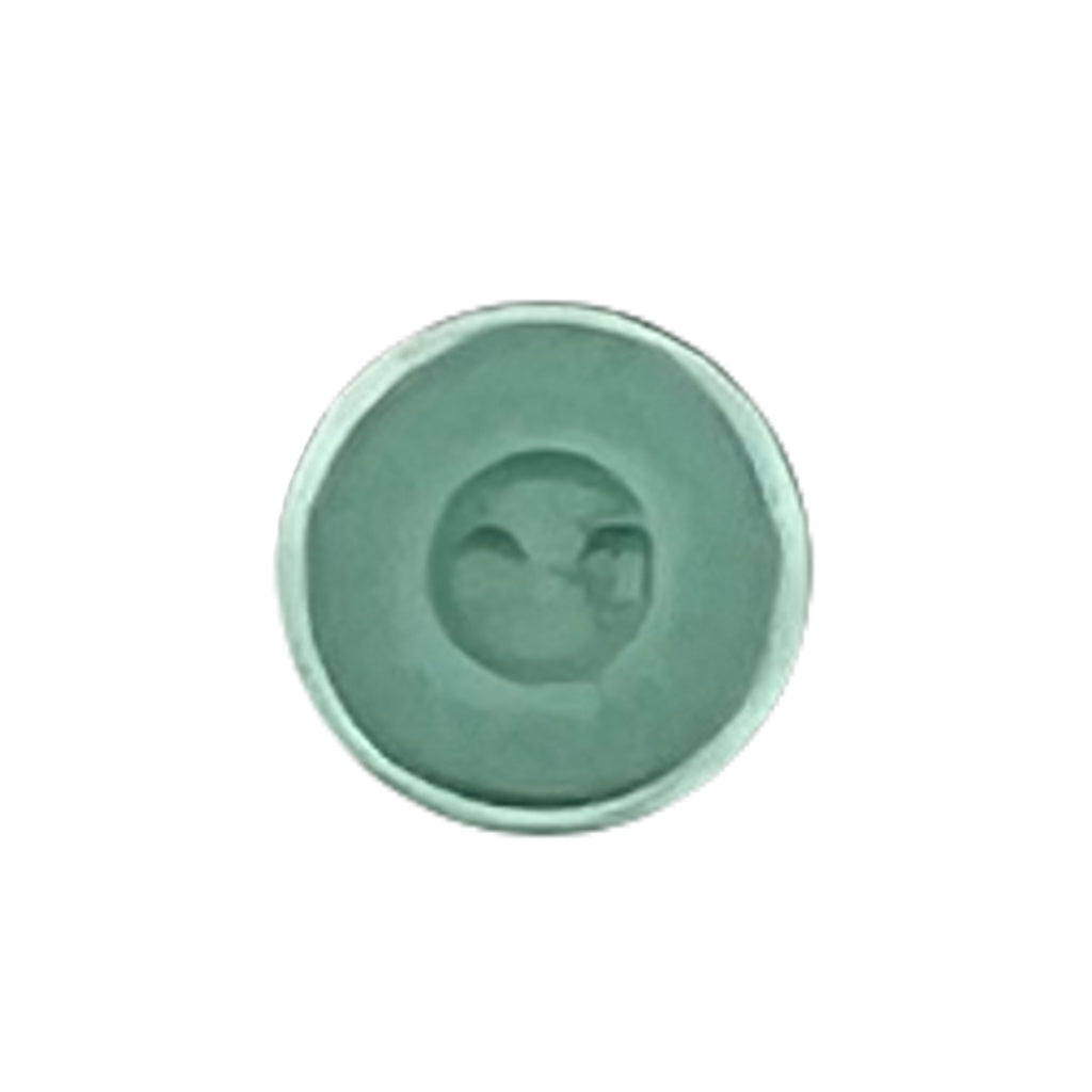 Button 400451 Light Teal 15mm