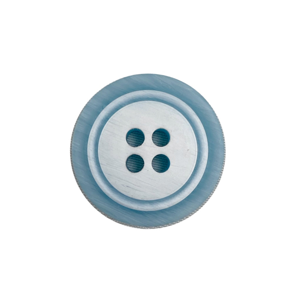 Button 400531C Blue Two-Tone 20mm