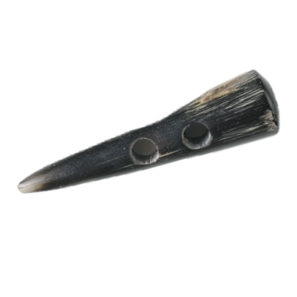 Button 510025 Real Water Buffalo Horn Toggle 50mm