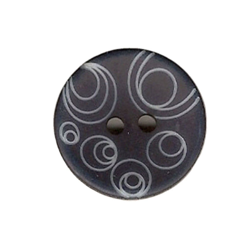 Button 557732EB Navy Swirl 23mm