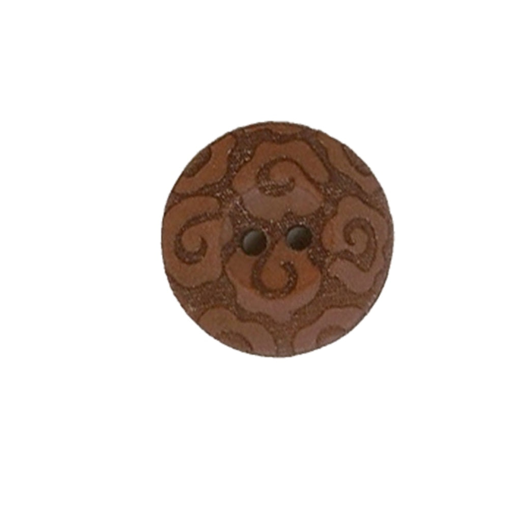 Button 721386 Bronze Swirl 20mm