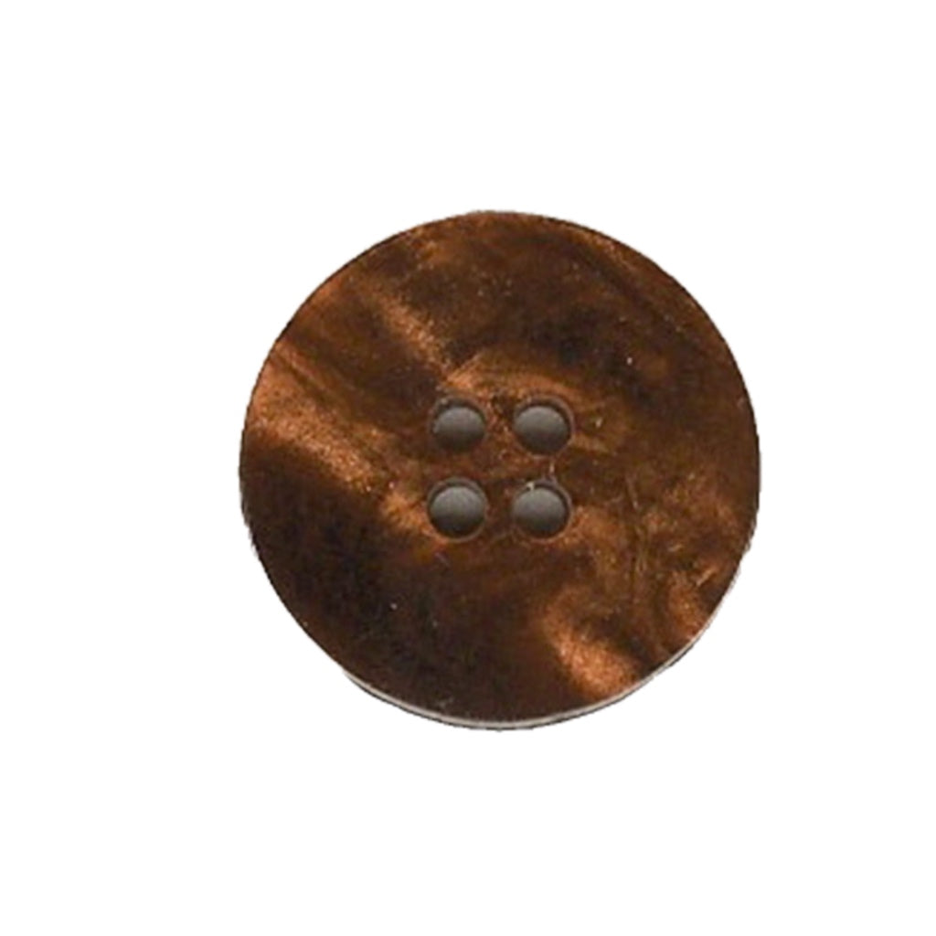 Button 723573 Brown Bronze Marble 22mm