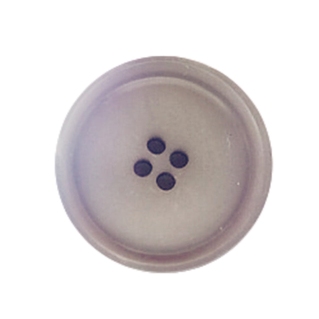 Button 853761SB Bisque Lilac Rounded Rim 23mm