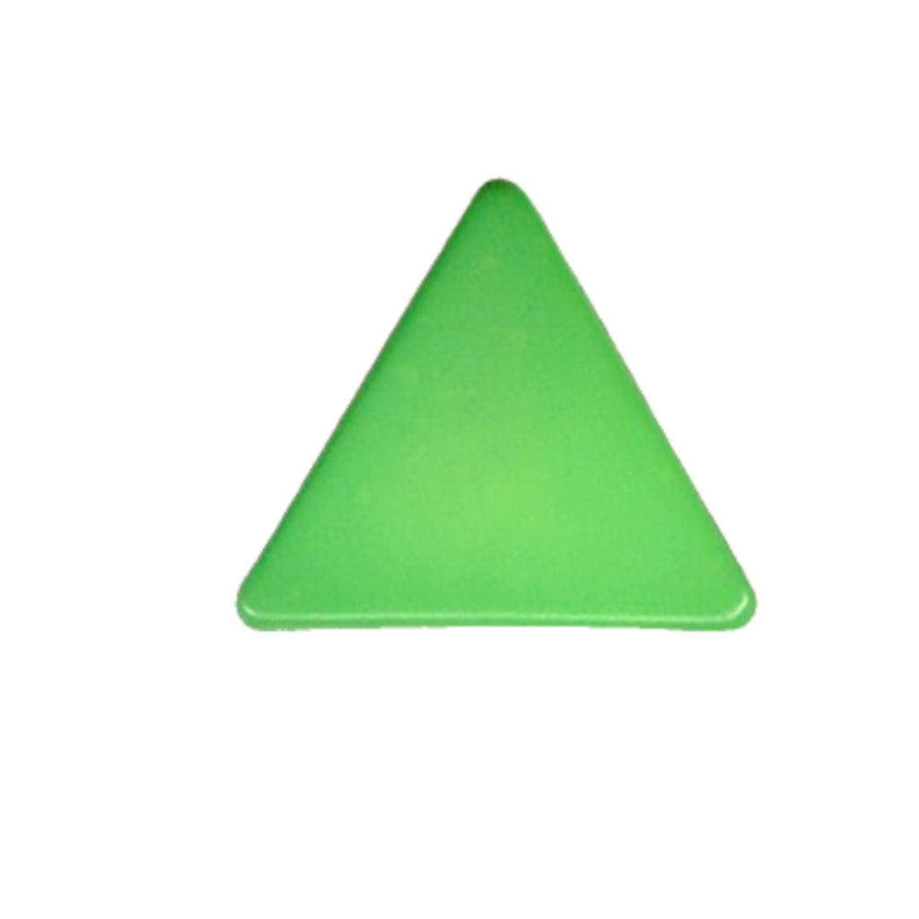 Button 952677 Lime Green Triangle 23mm