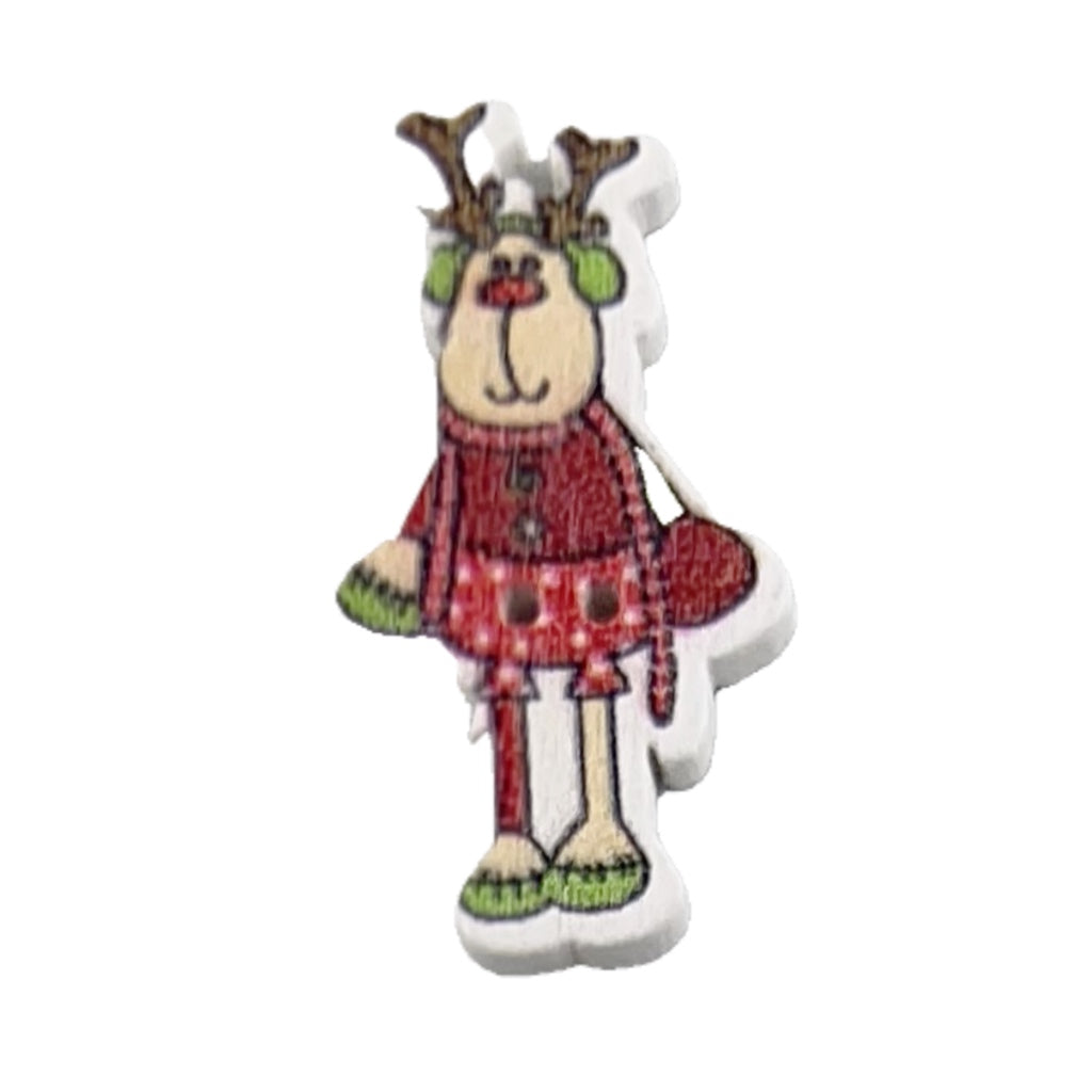 Button FB550 Reindeer 35mm x 18mm