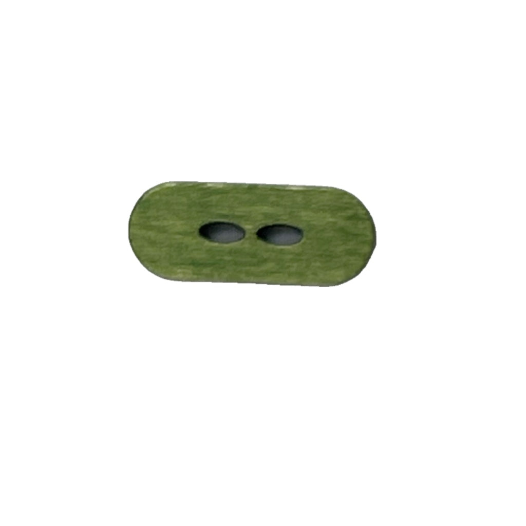 Button W17501/44 Olive Wood Oval 25mm
