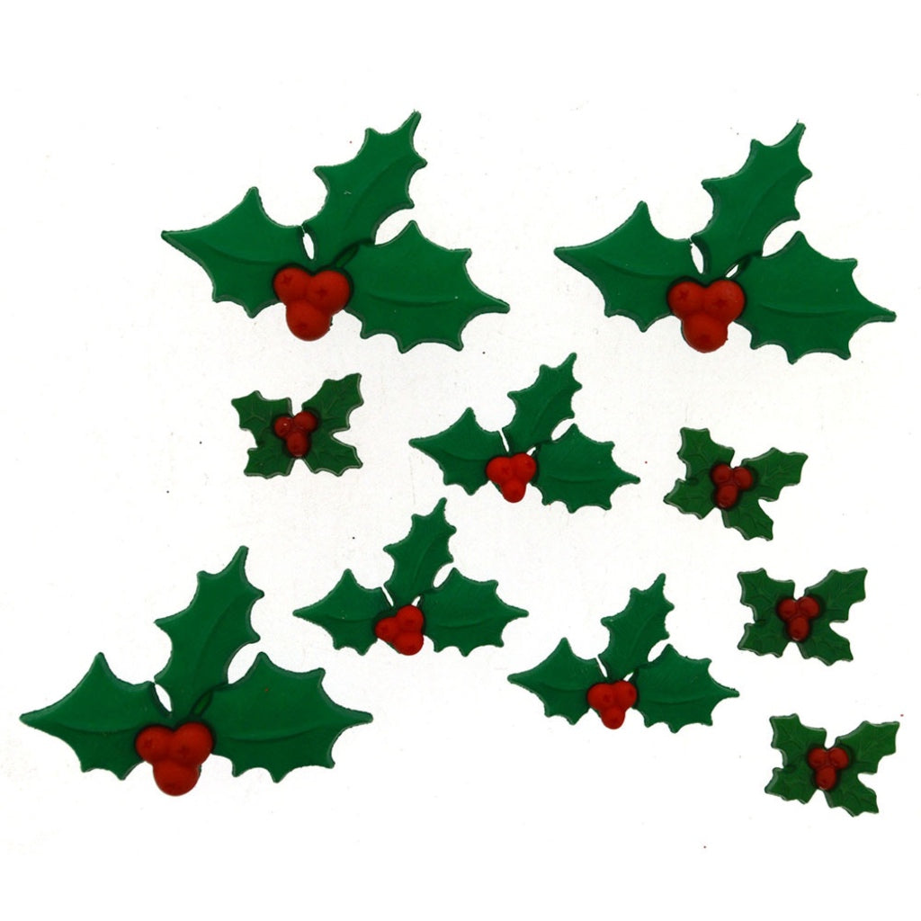 Buttons 2478 Holly Jolly Christmas