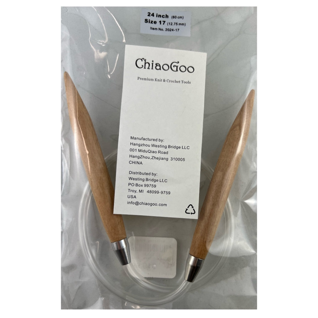 Circular Needle  60cm ChiaoGoo Wood