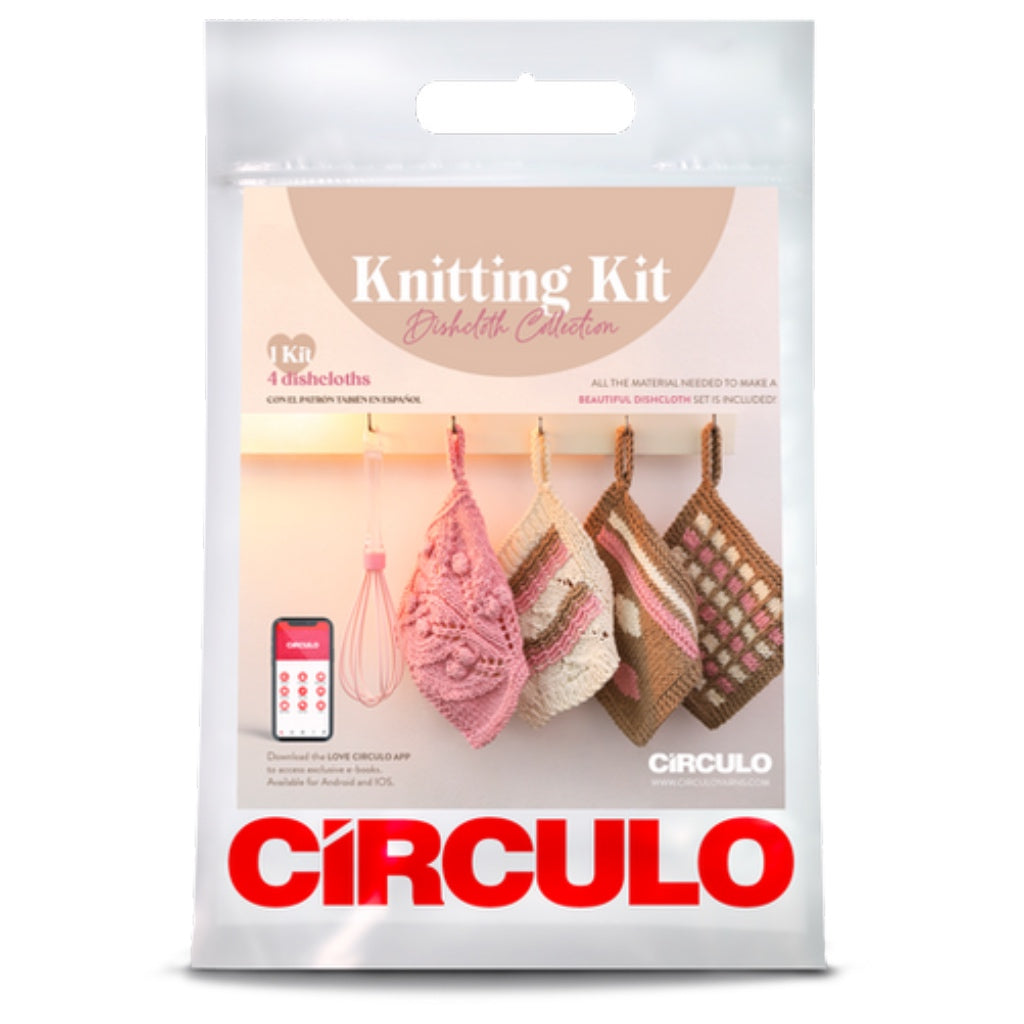 AKDC 2 Dishcloth Polka Dots Chestnut