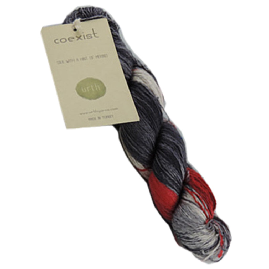 Coexist 18 Silk Red Black Winter White 2ply