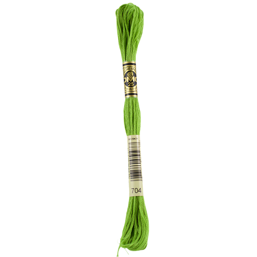 DMC Floss   704 Chartreuse Bright