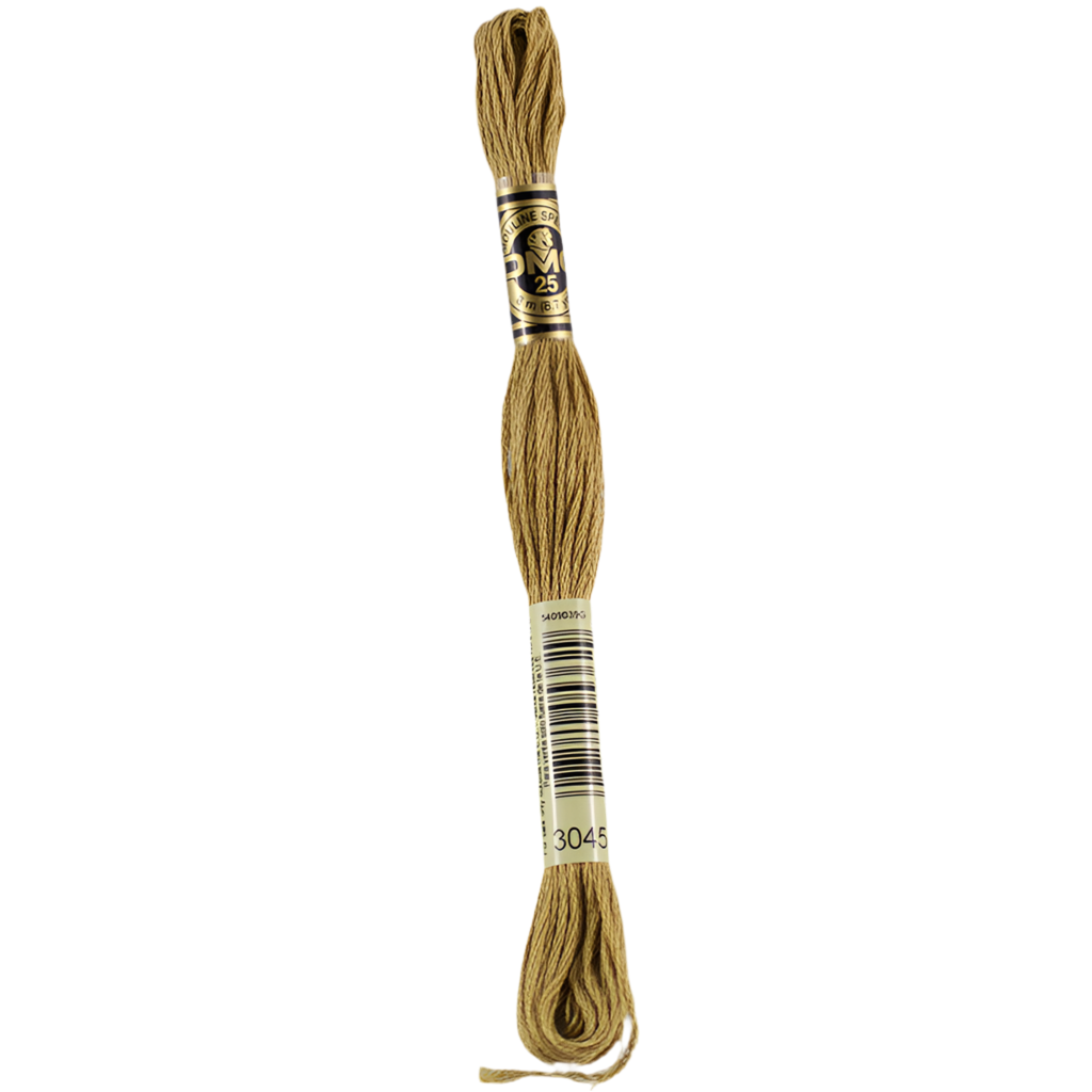 DMC Floss 3045 Yellow Beige Dark