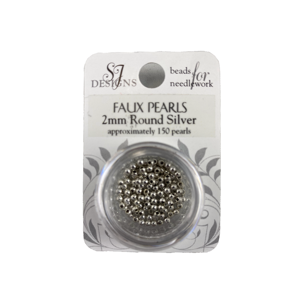 Pearls 2.0mm Silver Faux SJD