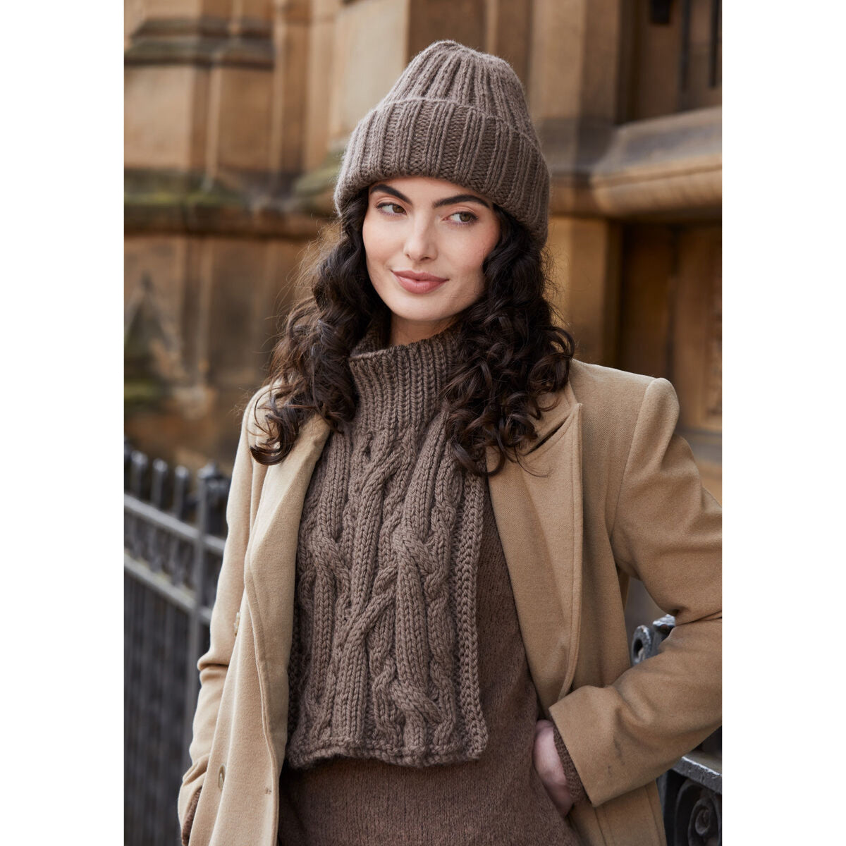 Mode at Rowan C MIP65 Daphne Hat + Bib