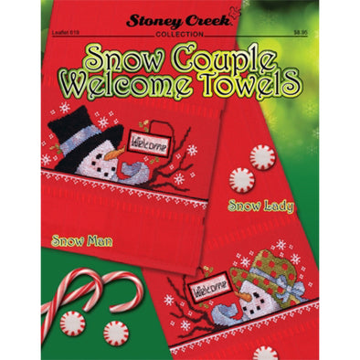 Stoney Creek Leaflet 619 Snow Couple Welcome Towels