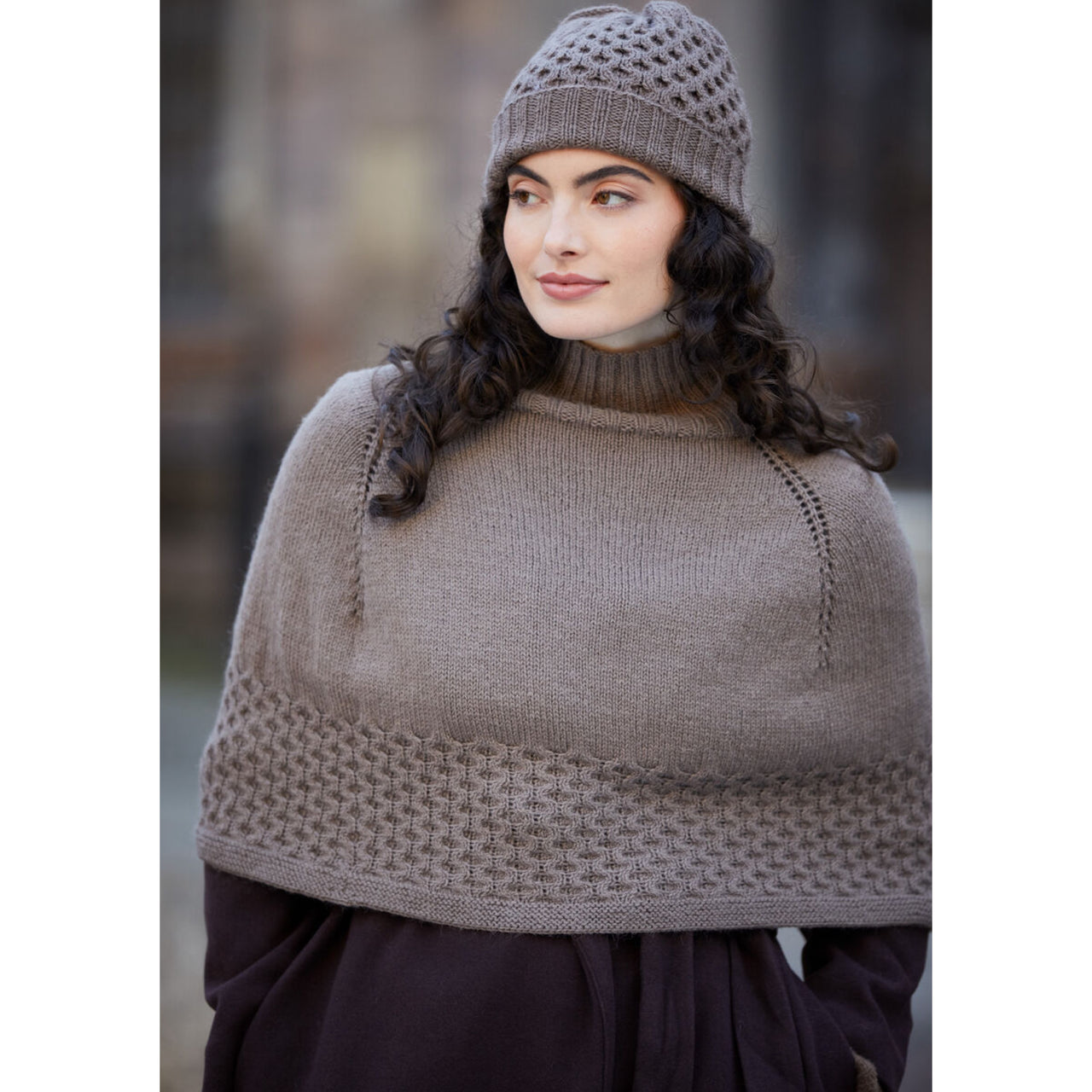 Mode at Rowan C MIP86 Rosalie Hat + Poncho