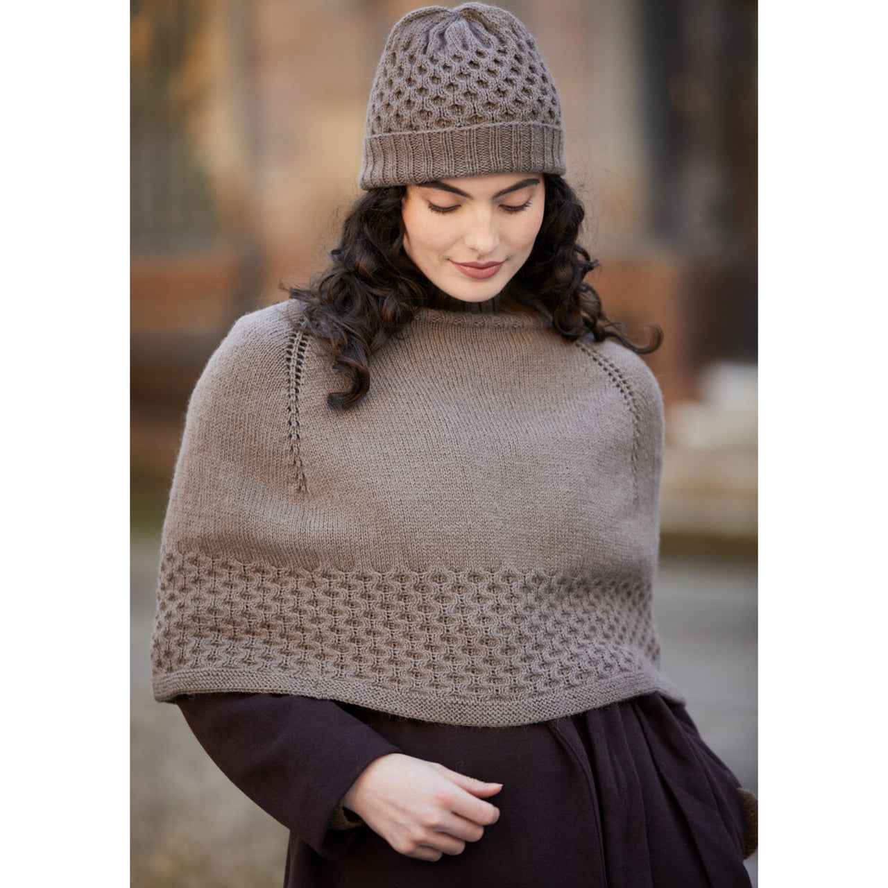 Mode at Rowan C MIP86 Rosalie Hat + Poncho