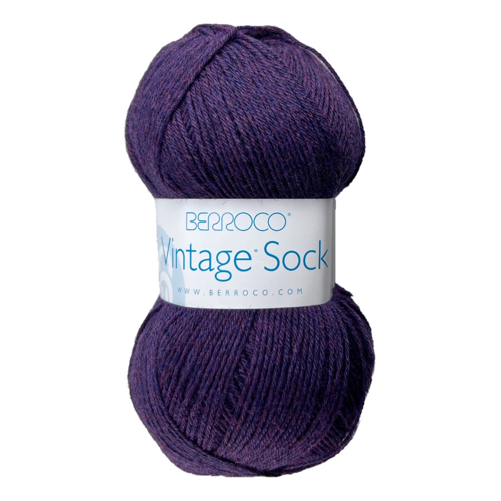 Vintage Sock 12090 Aubergine